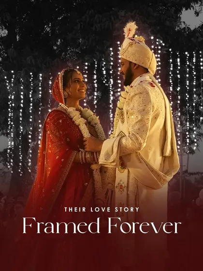 Sometimes, a single frame is all it takes to tell a love story. This shot captures the promise and connection between the couple against a backdrop of twinkling lights. We create these iconic, poster-worthy images that you can frame forever.