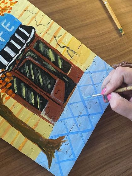 Paint Bar - Public Art Workshops & Experiences Puzzle & Clock Painting photo 4