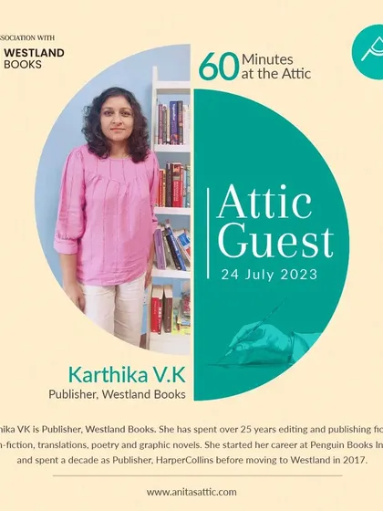 Karthika V.K., Publisher at Westland Books, with over 25 years of experience in editing and publishing, shared her unparalleled industry knowledge with our cohort.