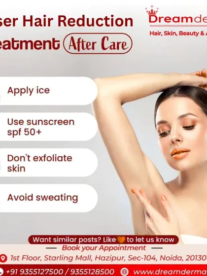 Proper aftercare is simple and key to getting the best results from your treatment. I recommend applying ice to soothe the area, using SPF 50+ sunscreen, avoiding exfoliation for a few days, and minimizing heavy sweating.