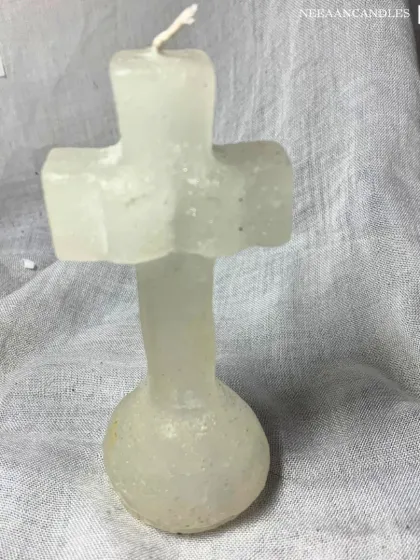 Light up your space with faith and peace. This handmade cross candle is more than just décor, it’s a symbol of hope, love, and light.
