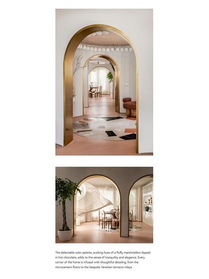 The Design Milk feature captured the elegance of the home, from the delectable color palette to the bespoke Venetian terrazzo inlays.