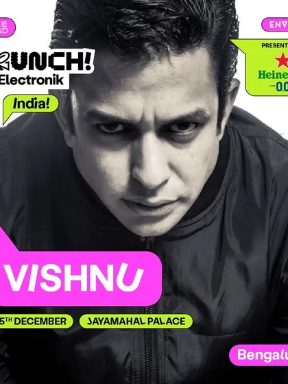 My official artist feature for the Brunch! Electronik festival in Bangalore. This is the professional presence and energy I bring to every festival promotion and performance.