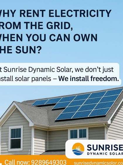 Why rent electricity from the grid when you can own the sun? We don't just install solar panels; we install freedom from rising costs and power cuts for your home.