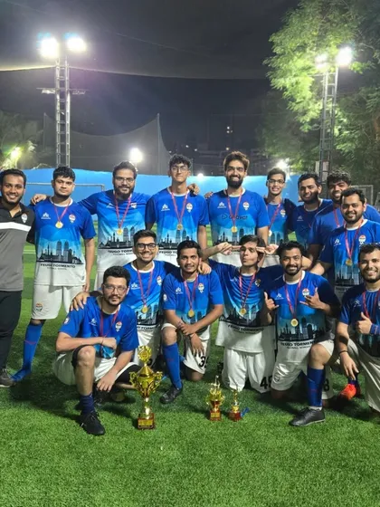 Another angle of the Super Cup champions. Our tournaments provide a platform for players to showcase their skills in a competitive 11v11 format.