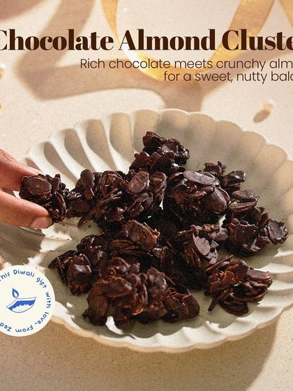 My Chocolate Almond Clusters, a sweet and nutty treat where rich chocolate meets crunchy almonds.