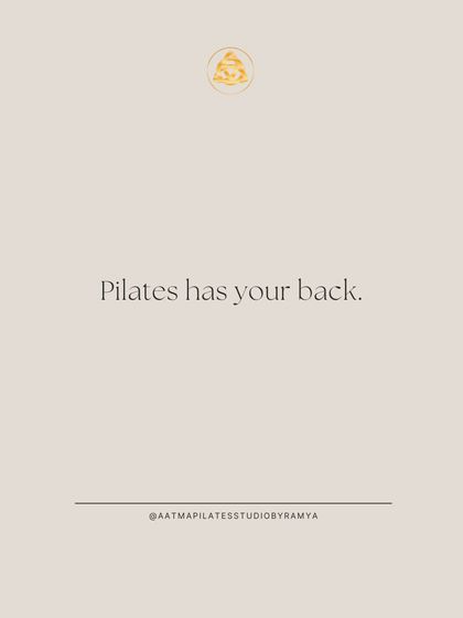 One thing's for sure; Pilates has your back, quite literally! It's one of the best methods for building a strong, healthy spine.