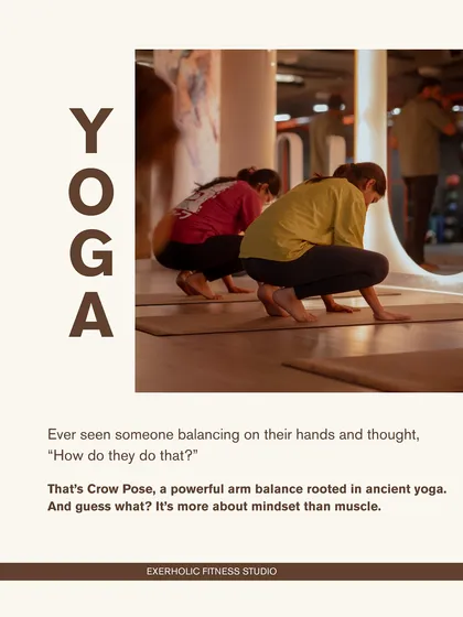 Ever wonder how to achieve an arm balance like Crow Pose? It is more about mindset and technique than just muscle. I teach you the foundations to build your confidence.