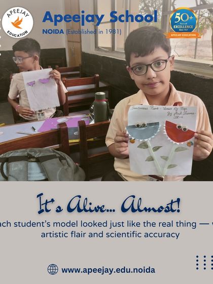 It's alive, almost. Each student's model of a Venus Flytrap looked just like the real thing, showcasing both artistic flair and scientific accuracy.