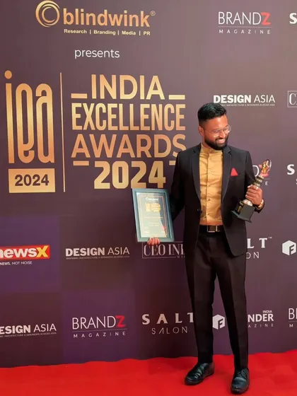Celebrating our India Excellence Award 2024. This award for Outstanding Event Experiences recognizes our commitment to quality and creativity.