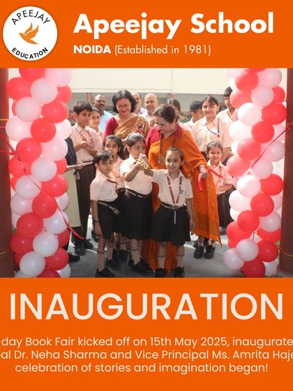 The 3-day Book Fair kicked off with an inauguration by our Principal, beginning a celebration of stories and imagination for all students.