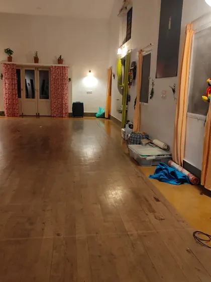 This empty room holds the memory of a revolution. This is the space where we held forum theatre workshops, where difficult conversations happened and change began, both inside and out.