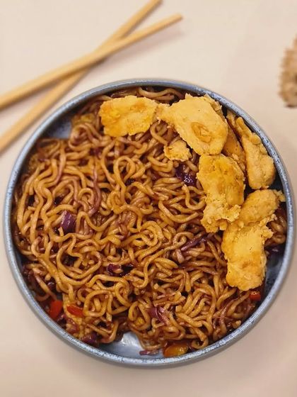 Another shot of the pasta bowl, perfect for everyday use. Discover the beauty of handmade pottery with my unique and durable creations.