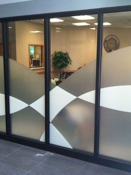 Wall Mind - Window Treatments Frosted Glass Films: Privacy for Your Office photo 11