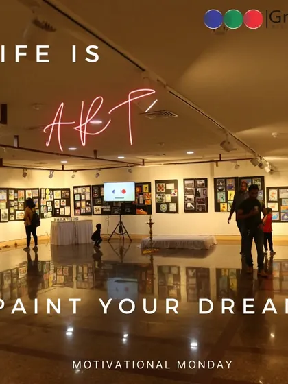 Our annual art exhibition is a celebration of our community's talent. We create a professional gallery space to proudly display the incredible work our students of all ages have created throughout the year.