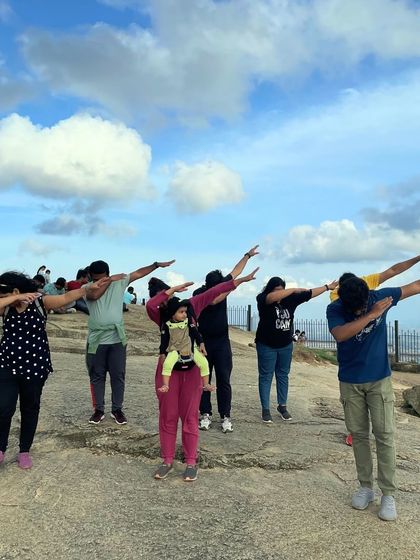 Another group dab at Nandi Hills.