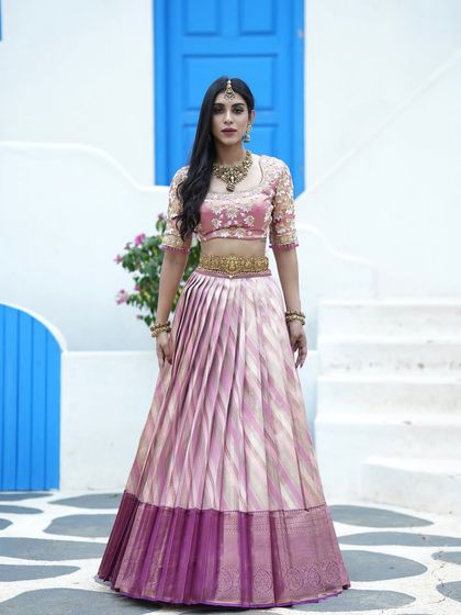 Maya Designer Studio - Custom Bridal & Occasion Wear Modern Half Sarees (Langa Voni) photo 24