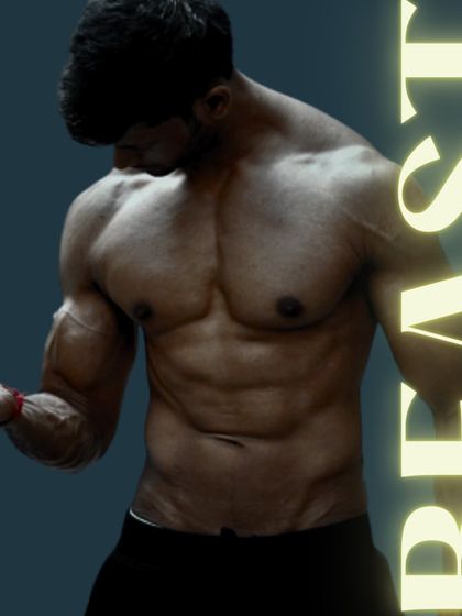 Beast. A physique shot capturing the raw power and definition that comes from dedicated training.