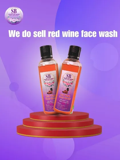 Yes, we sell Red Wine Face Wash. This product is packed with antioxidants to give you smooth, glowing, and youthful skin.