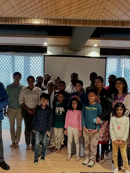 Another group of proud students and parents during the ABRSM exam event. Success in music is a collaborative effort we are proud to be a part of.