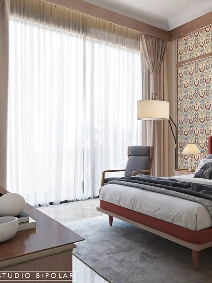 Additional views showcasing the diverse styles and details of our bedroom designs, from material palettes and lighting to furniture selection and layout.