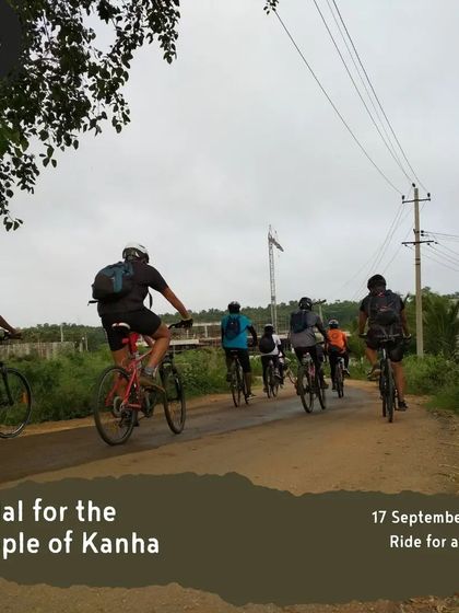 'Pedal for the People of Kanha' is our special 'Ride for a Cause', a 15km community ride to support a great initiative.