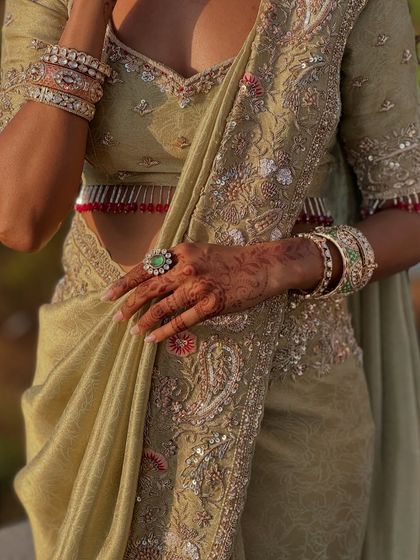 Modern & Fusion Saree Styles photo 29