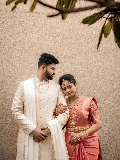 Bangalore Photographers - Pre-Wedding & Couple Photoshoots Grand Celebrations: Elegant Couple Portraits photo 3