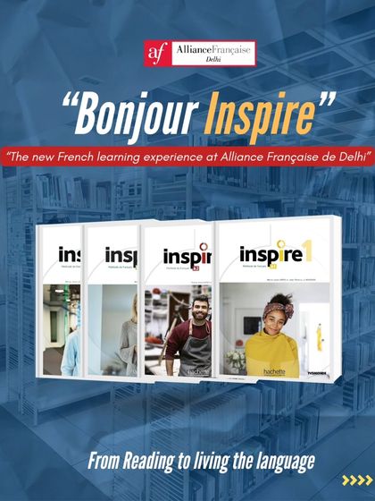 We are excited to introduce INSPIRE, our new learning method. It's a modern and practical approach designed to help you learn, speak, and live the French language.
