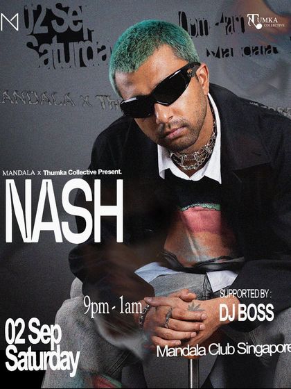 The official flyer for my show at the Mandala Club in Singapore. It was great to connect with the Thumka Collective for this one.