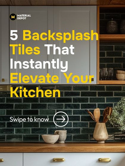 The backsplash is the secret to elevating your kitchen design. This series showcases five different backsplash tile styles that can instantly turn a simple kitchen into a luxurious and stylish space.