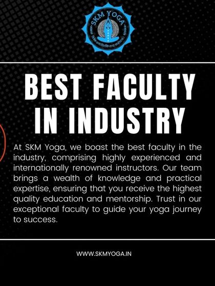At SKM Yoga, we boast the best faculty in the industry. Our team of highly experienced and internationally renowned instructors ensures you receive the highest quality education and mentorship on your yoga journey.