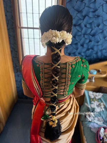 Shruthi - Bridal & Event Hairstyling Traditional South Indian Bridal Braids photo 5