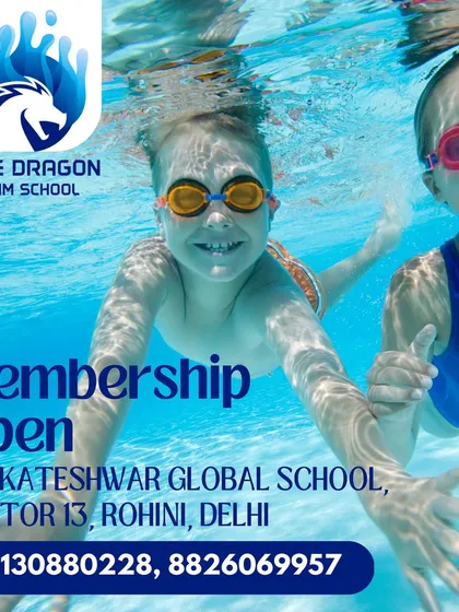 Memberships are now open at our Venkateshwar Global School location in Rohini. We offer the best swimming coaching for kids, women, and men.