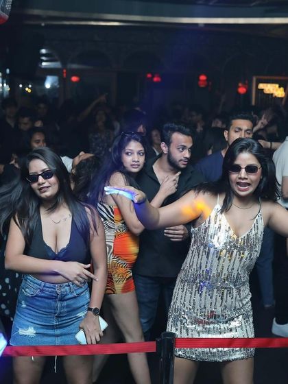 The Bolly-Heist at Badmaash is always a scene. The crowd comes ready to party.