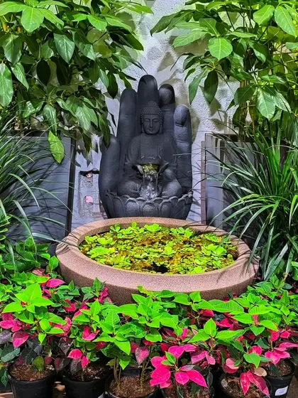 Welcome to our green oasis at Inorbit Mall. We've created a serene environment where you can explore a vast collection of plants, fountains, and decor, making your visit a therapeutic experience.