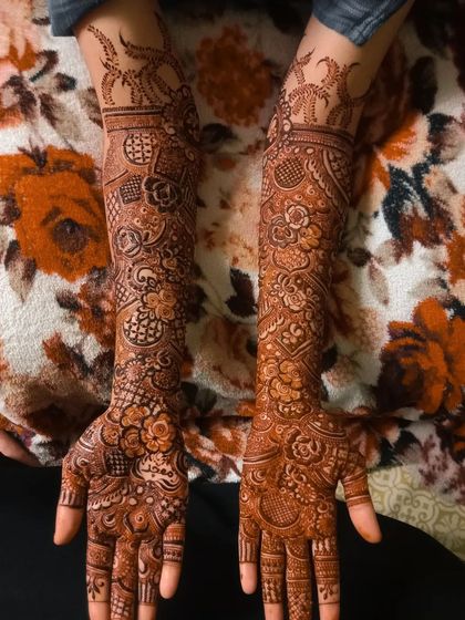 Mehendi Art by Nishat - Mehndi (Henna) Artistry Elaborate Bridal Henna photo 53