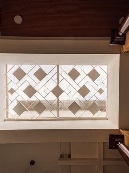 A collection of images that further explore our fascination with light. These photos capture how skylights, courtyards, and jaali walls fill our buildings with dynamic patterns of light and shadow.