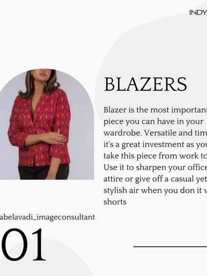 A blazer is one of the most important and timeless pieces in a professional wardrobe. It's a versatile investment that can sharpen an office outfit or create a stylish casual look, taking you from work to play.