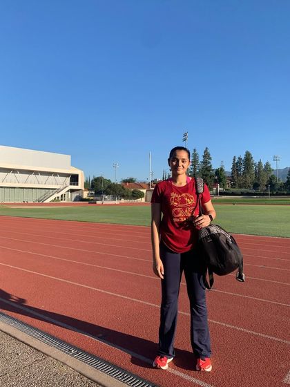 We are thrilled to announce that our athlete, Kimaya Tandon, has been recruited to run for the Claremont-Mudd-Scripps NCAA Div 3 Track & Field team.