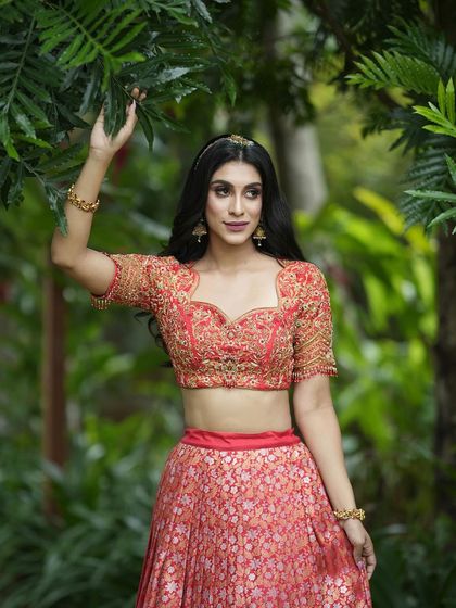 Maya Designer Studio - Custom Bridal & Occasion Wear Modern Half Sarees (Langa Voni) photo 15