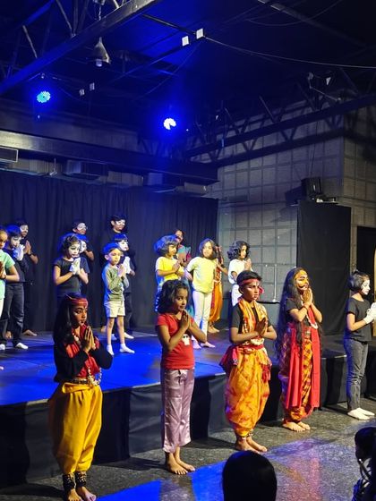 The final bow. A moment of shared pride and accomplishment as our young stars take a bow after their fantastic performance. The applause from the audience is a testament to their hard work and talent.