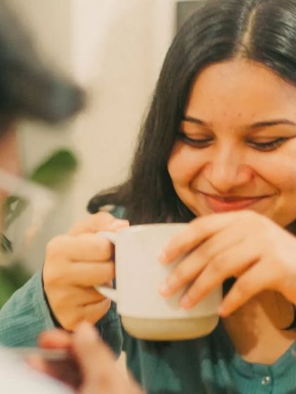 The joy of connection. Our cafe is designed to be a space where you can have meaningful conversations and enjoy good company.