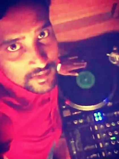 A selfie from the DJ booth back in the day, spinning on turntables. It's been a long and amazing journey in the world of music.