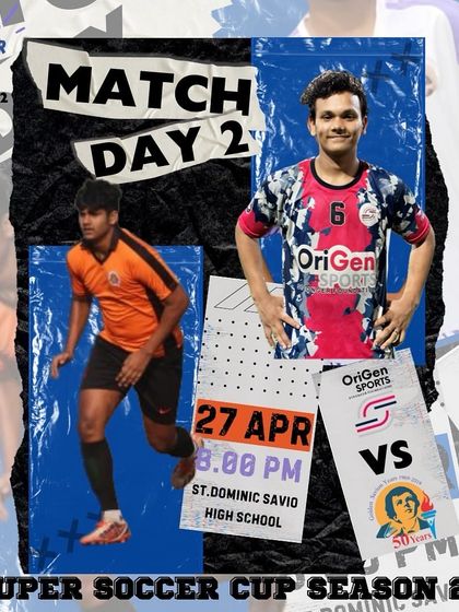 Our matchday announcement for the second game of the Super Soccer Cup against Golden Savions.