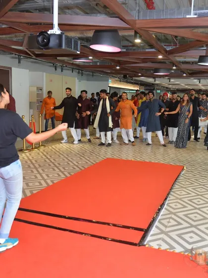 I love bringing my passion for dance to my corporate job. Here I am leading a Zumba session for my amazing colleagues at Amazon. It's proof that you can always make time for what you love.