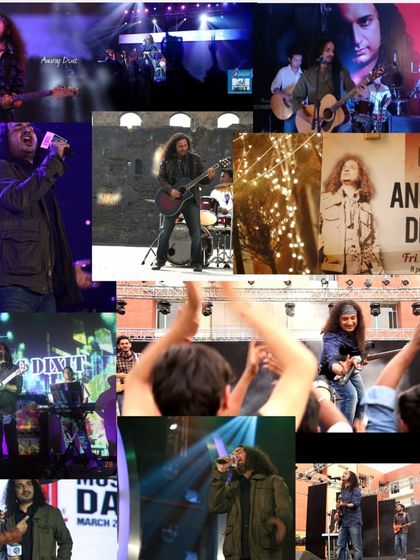 A collage of moments from live performances across the country. There's nothing like the energy of rocking a stage with my band.