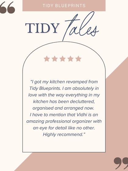 Real stories, real transformations. This client was in love with how we revamped her kitchen, decluttering and arranging everything with an eye for detail.