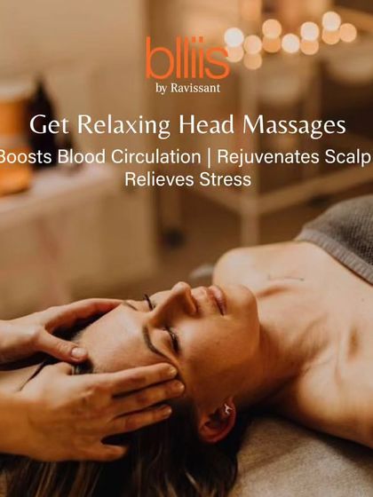 A relaxing head massage boosts blood circulation, rejuvenates the scalp, and relieves stress. Book a session with us to experience the benefits.