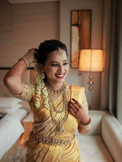 Himabindu - Bridal Makeup Classic South Indian Muhurtham Looks photo 35